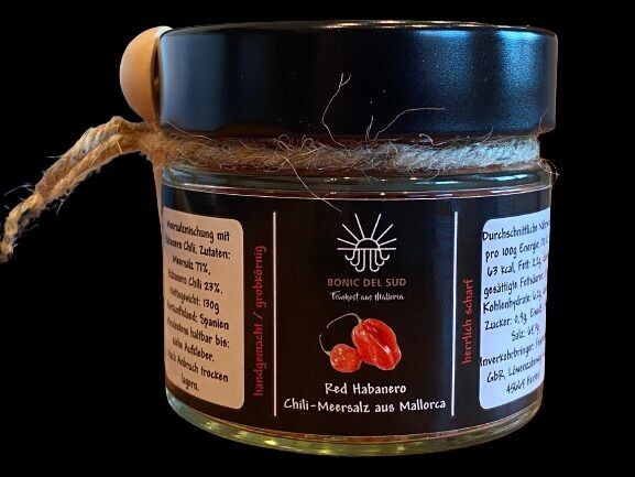 Sea salt with Red Habanero Chili from Mallorca