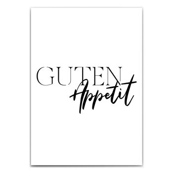 Bon appétit - affiche de cuisine 4