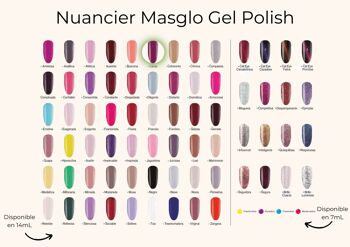 Vernis Calida semi permanent MASGLO GEL POLISH 14 ml 2