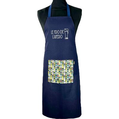 Apron, "The aperitif pro" navy