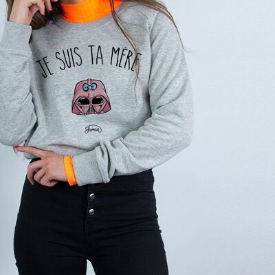 WOMEN'S CHINA GRAY SWEATSHIRT I AM YOUR MOTHER