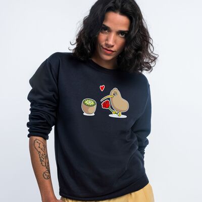 WOMEN'S NAVY SWEATSHIRT KIWI