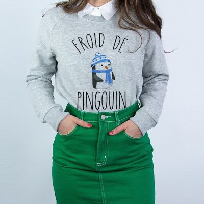 PENGUIN COLD WOMEN'S CHINA GRAY SWEATSHIRT