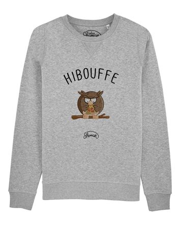 SWEAT GRIS CHINE HOMME HIBOUFFE