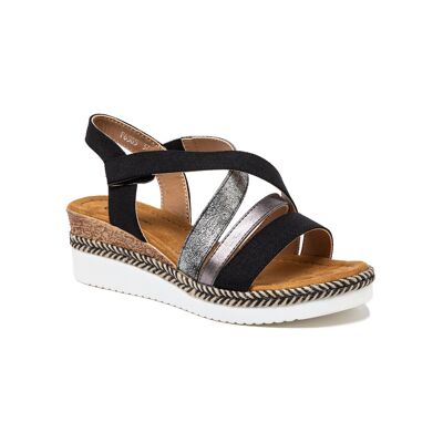 Sandalias confort velcro