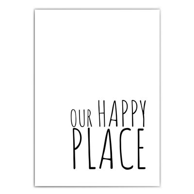 Our Happy Place - Wohnzimmer Poster