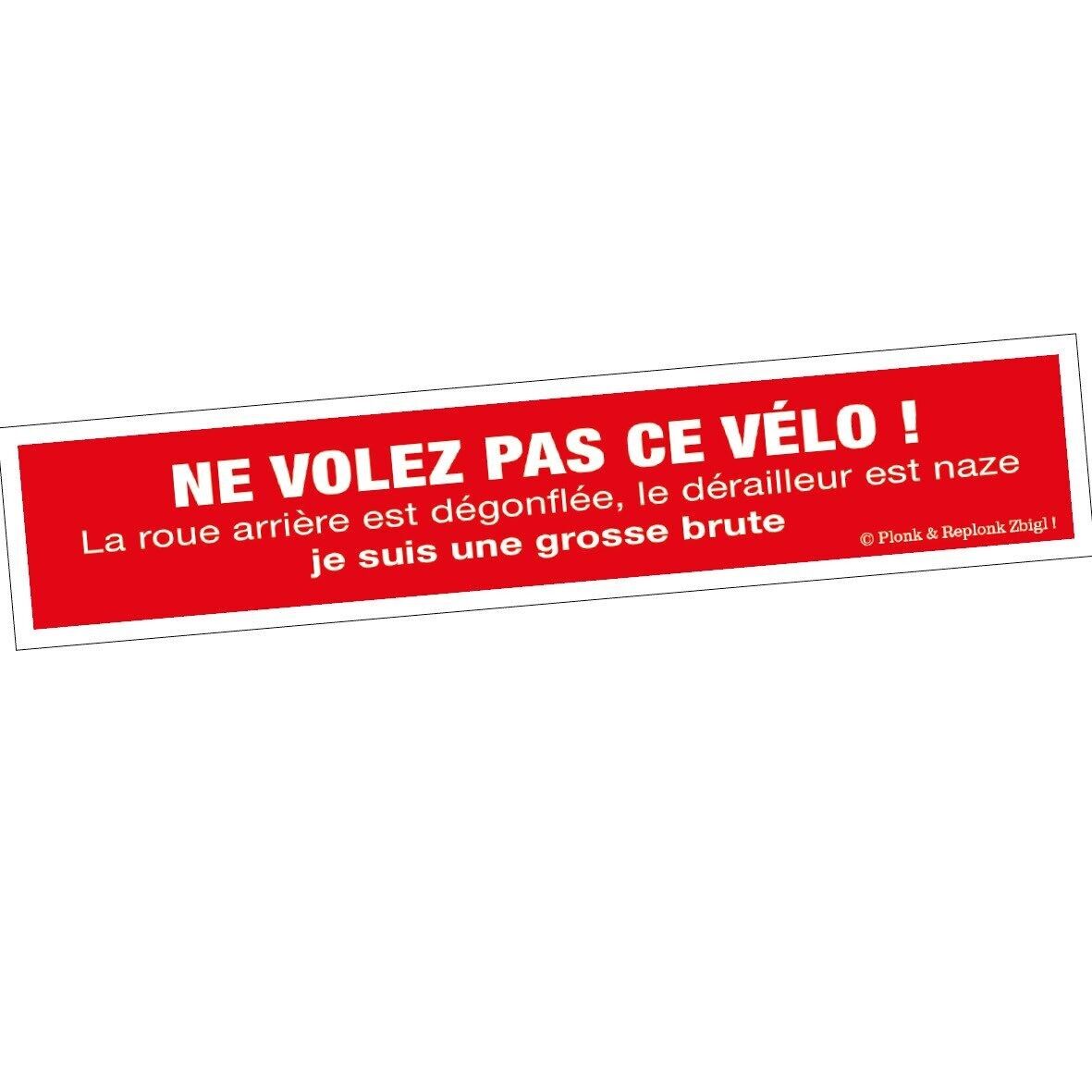 Adesivo adesivo - Non rubare questa bici!