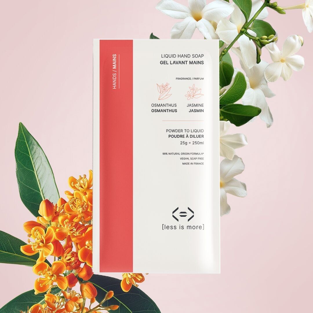 Gel lavant mains [osmanthus+jasmin] éco-recharge 25g pour 250ml