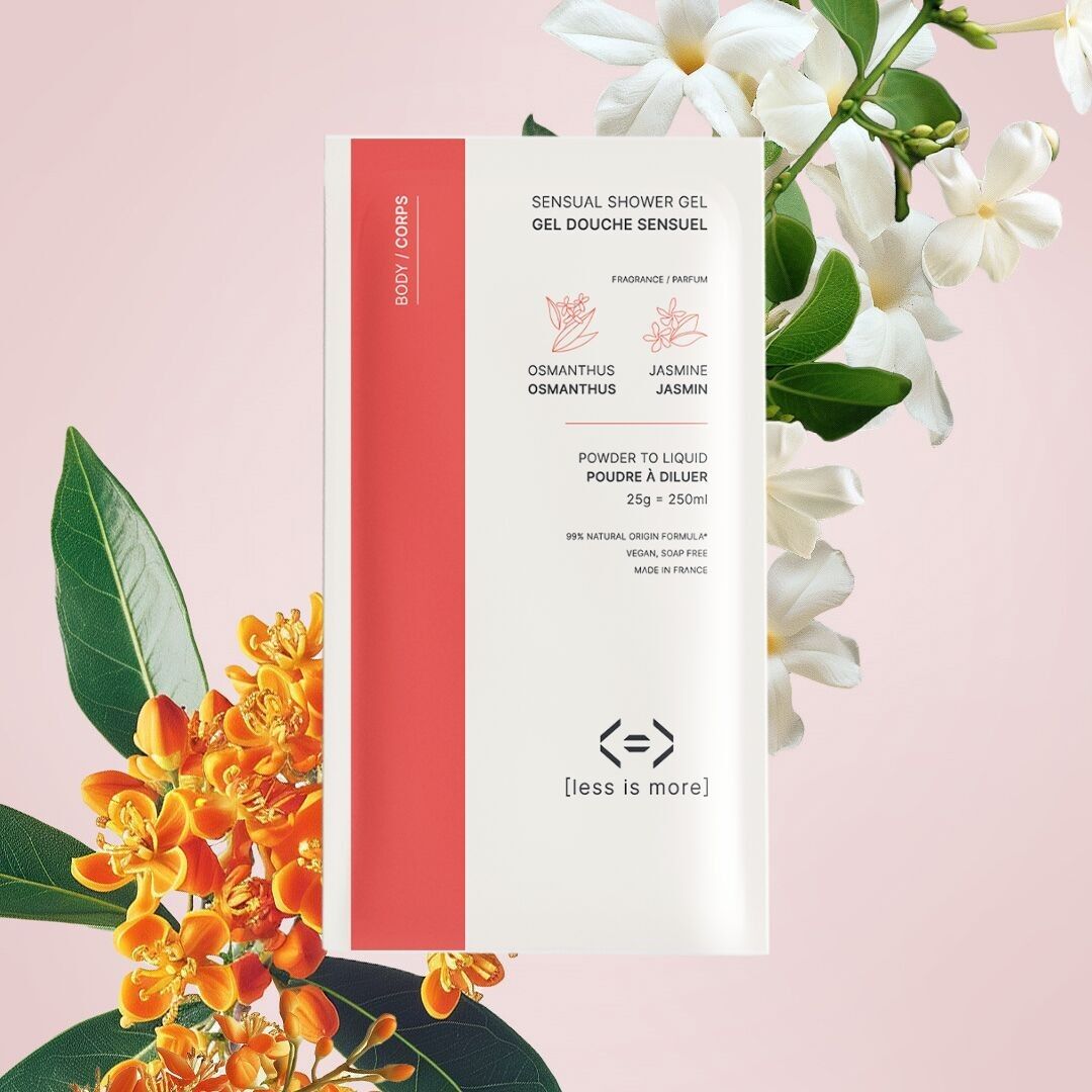 Gel douche sensuel [osmanthus+jasmin] éco-recharge 25g pour 250ml