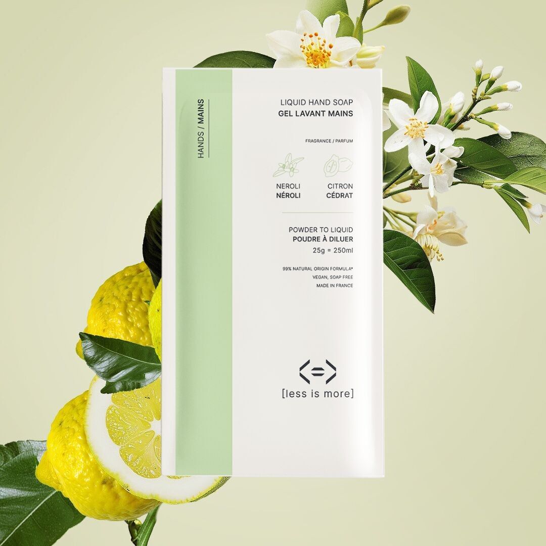 Gel lavant mains [néroli+cédrat] éco-recharge 25g pour 250ml