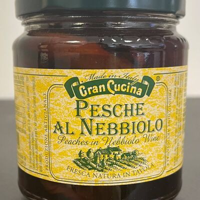 Pfirsiche mit Nebbiolo V.V. F/12*350