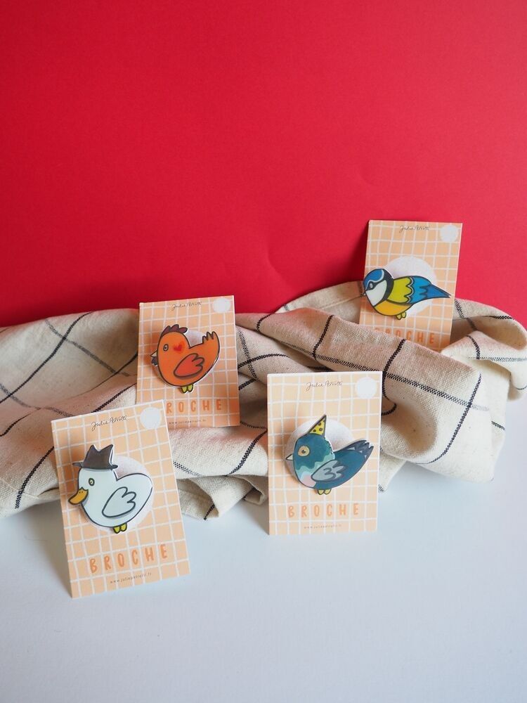 Perni di plastica retrattili _ uccelli