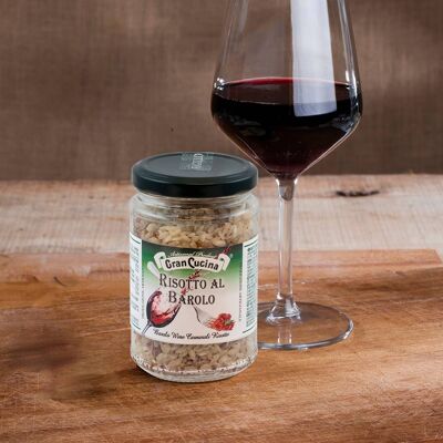 Risotto con vino Barolo 220g