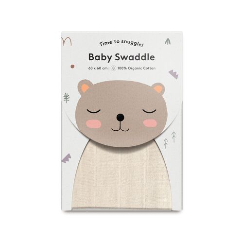 Mini Muslin Swaddle, Oat