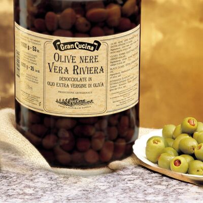 Riv Pitted Olives O.Ext Vv.F/6*1700
