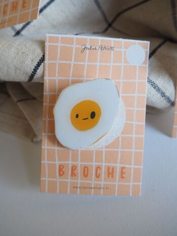 Broches en plastique rétractable _ Œufs mignons 2