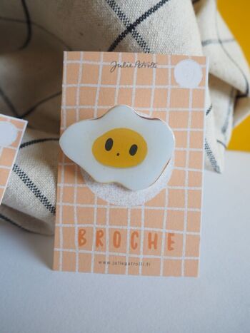 Broches en plastique rétractable _ Œufs mignons 4