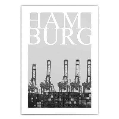 Hamburg cranes picture