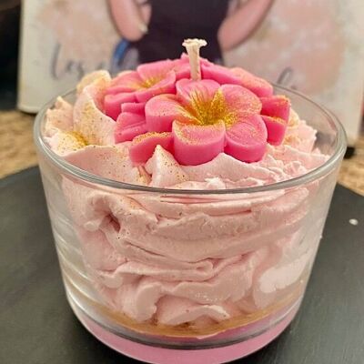 Gourmet tiare flower candle