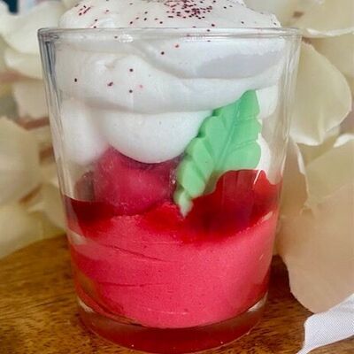 Mini vela gourmet explosiva cereza negra