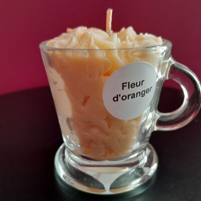 Gourmet cup scented with orange blossom