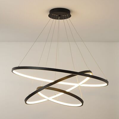 Lustre d’intérieur waves dimmable éclairage LED moderne et élégan