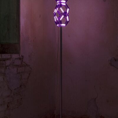 Lampadaire, lampadaire C12 - violet