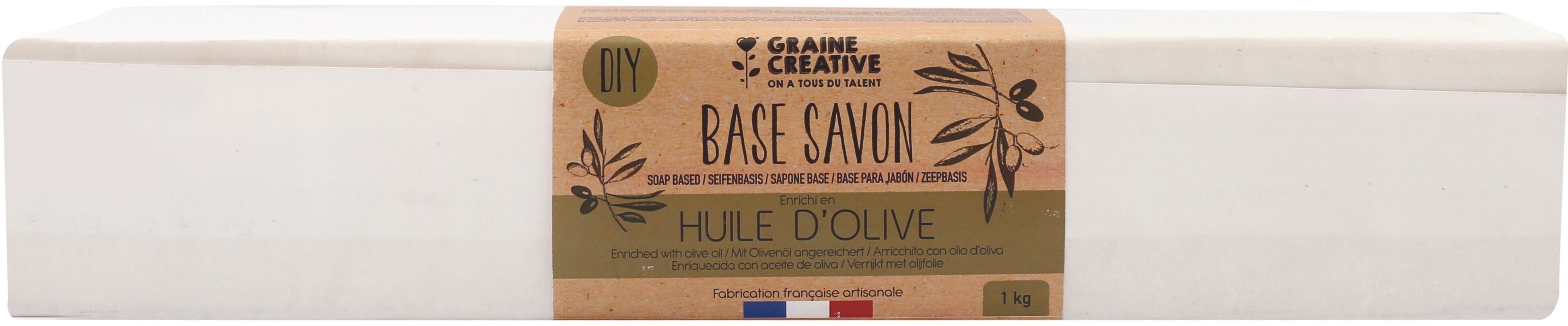 JABÓN ARTESANAL BASE OLIVA 1 KG