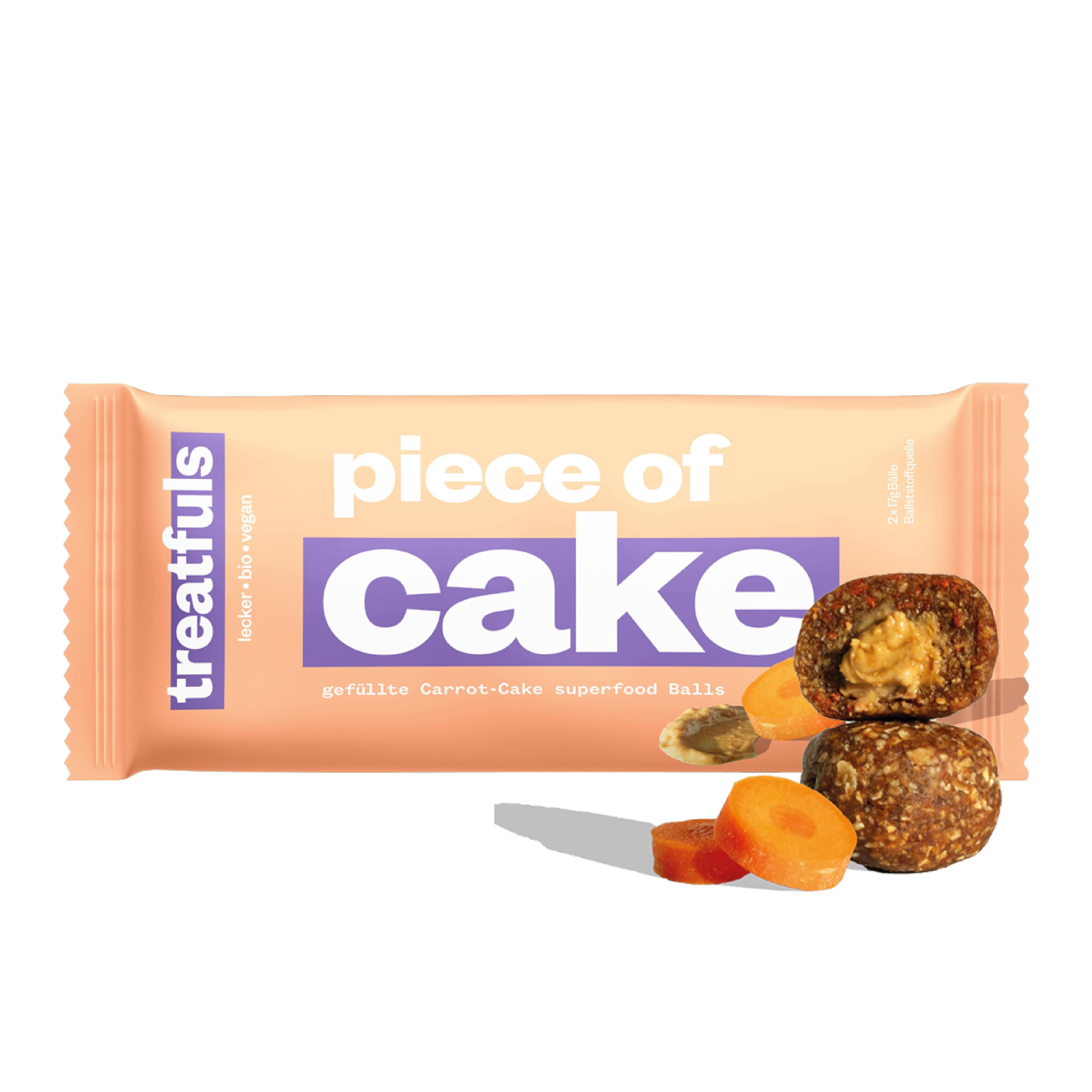 20 x carrot cake filled energy balls organic+vegan