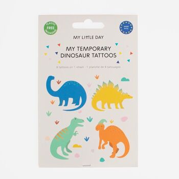 8 Tatouages éphémères : dinosaure