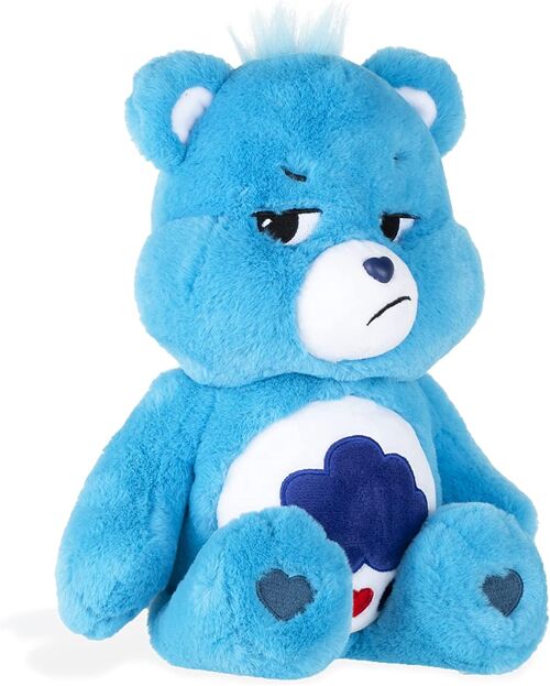 Peluche Bisounours - TOURONCHON - 30cm - Bleu