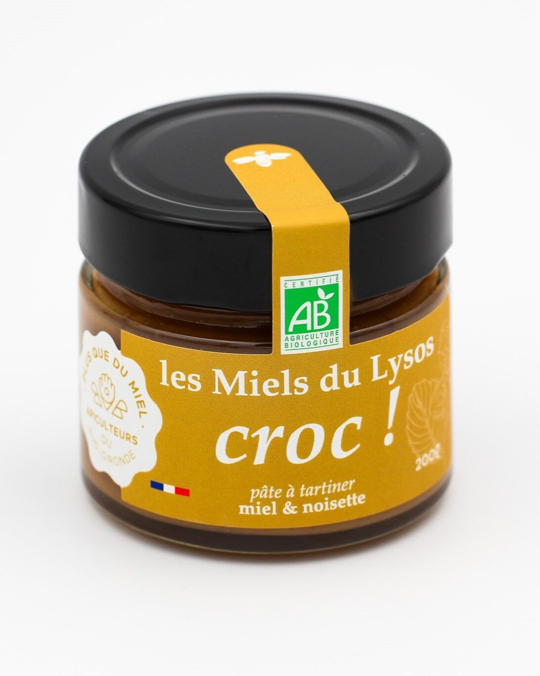 CROC Crema spalmabile di miele e nocciole bio