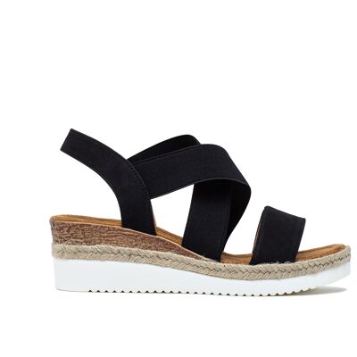 Elastic sandals