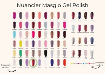 Vernis Sociable semi permanent MASGLO GEL POLISH 14 ml 2