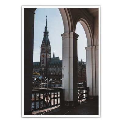 Blick zum Rathaus - Hamburg Bild