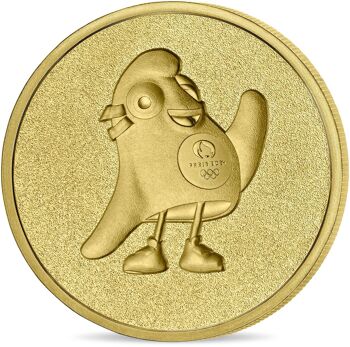 Pochette Médaille Mascotte JO 2024 3