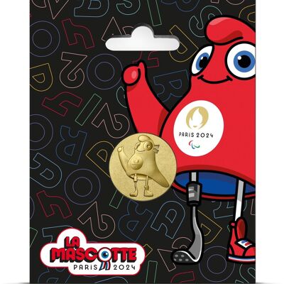 Pochette Médaille Mascotte Paralympique JO 2024