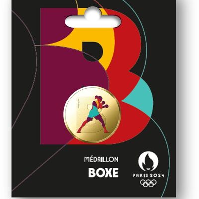 Olympische Boxmedaille 2024