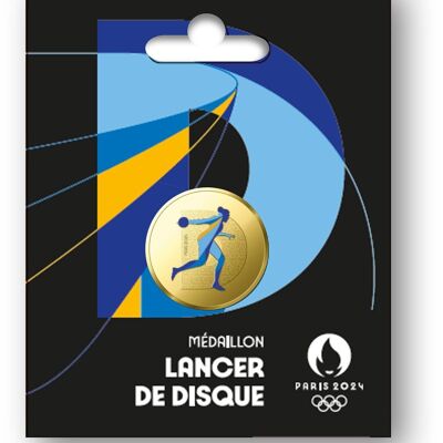 Medalla de lanzamiento de disco de los Juegos Olímpicos 2024