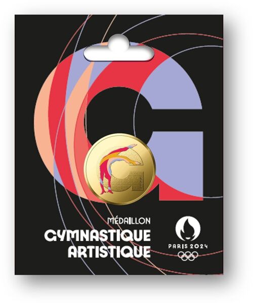 Médaille JO 2024 Olympique Gymnastique Artistique