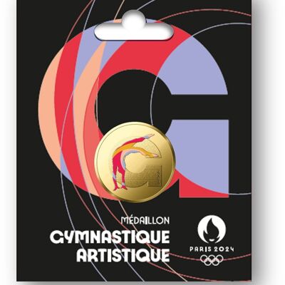 Medaille für Kunstturnen bei den Olympischen Spielen 2024