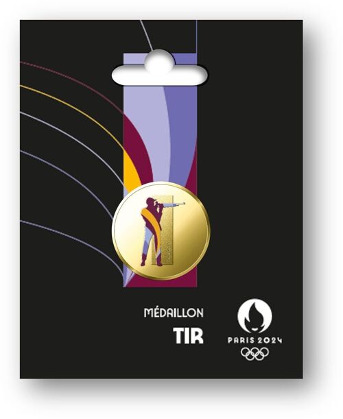Médaille JO 2024 Olympique Tir