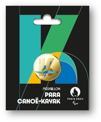 Médaille JO 2024 Paralympique Canoë-Kayak