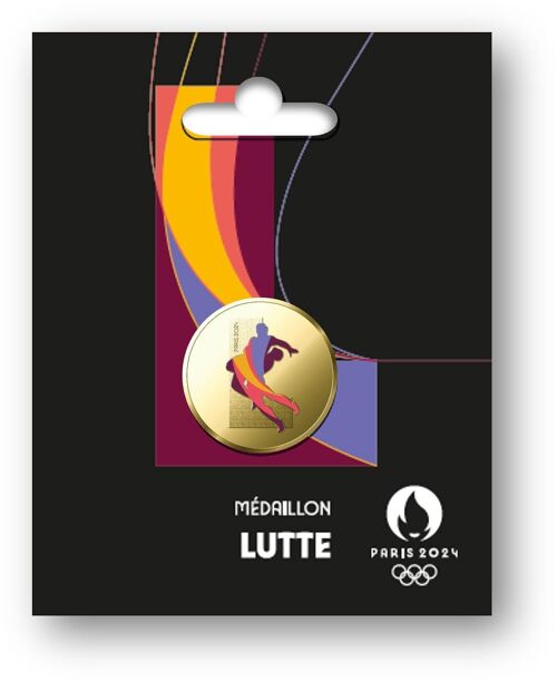 Médaille JO 2024 Olympique Lutte