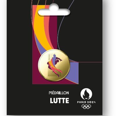 JO 2024 Olympic Wrestling Medal – Produkt für den französischen Markt reserviert / Nur für französische Geschäfte
