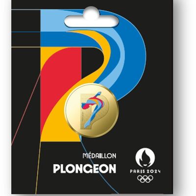 Médaille JO 2024 Olympique Plongeon