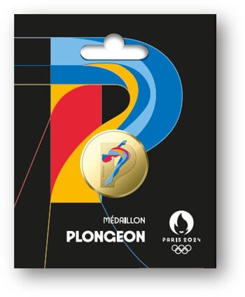 Médaille JO 2024 Olympique Plongeon