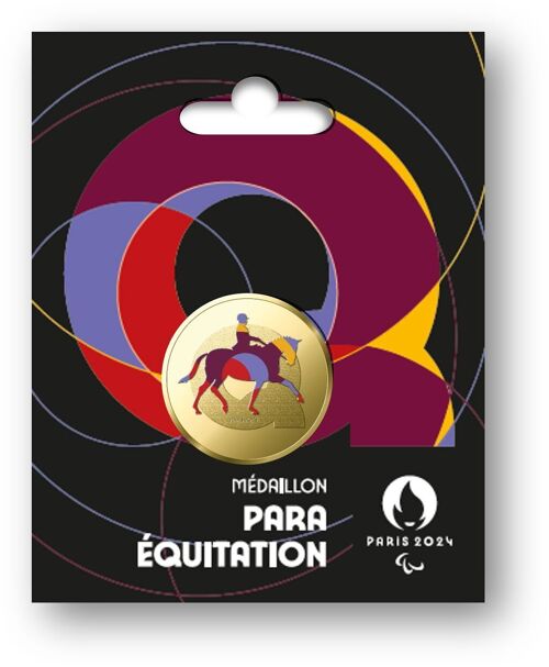 Médaille JO 2024 Paralympique Équitation