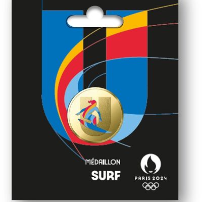 Olympische Surf-Olympiamedaille 2024 – Produkt für den französischen Markt reserviert / Nur für französische Geschäfte