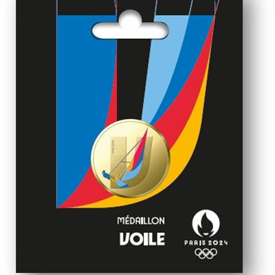 Olympische Segel-Olympiamedaille 2024 – Produkt für den französischen Markt reserviert / Nur für französische Geschäfte